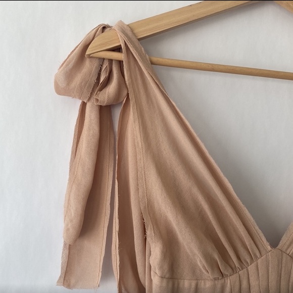 RARE! 💞💖 - H&M Conscious EXCLUSIVE Women's Pink Frilled Chiffon Dress 💕 - Picture 12 of 15